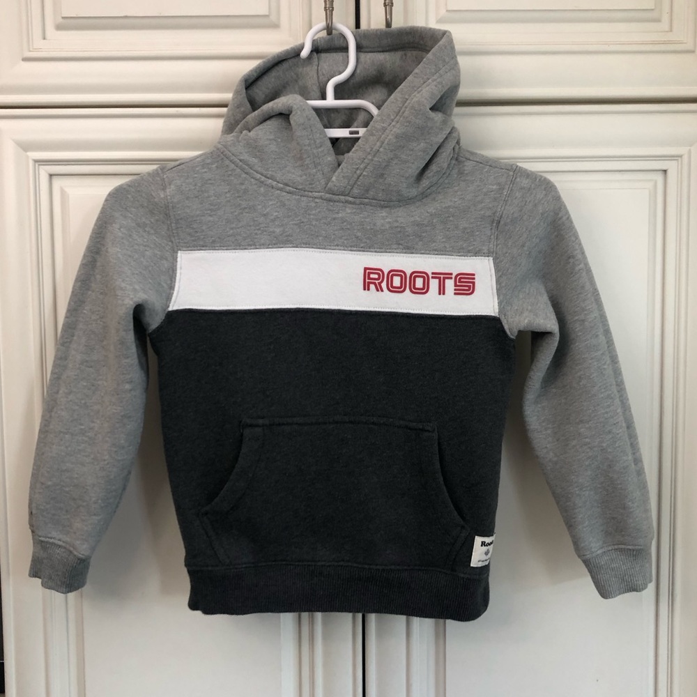 Roots salt & pepper kids hoodie
